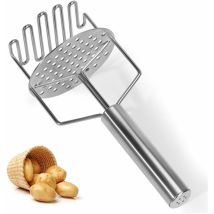 Manueller Kartoffelstampfer, Kartoffelstampfer Aus Edelstahl, Küchenkartoffelstampfer, Professionelle Kartoffelpresse, Kartoffelzerkleinerer Für 