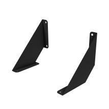 Inoxlm Reggimensola Da Muro Staffa Per Mensola Reggimensola In Ferro Mensola Angolare Staffa Per Mensola 2 Pezzi (large - 20 Cm, Black)