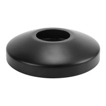 Roseta negra 32 mm para sifón – Acero – Diámetro interior 32 mm – Diámetro exterior 90 mm – Altura 22 mm