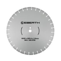 Disco Diamantato Dischi Diamantati Per Taglio Universale (450 Mm Diametro, Diametro Interno 25,4 Mm, Larghezza Di Taglio 3,6 Mm, Giri/minuto Max. 3400