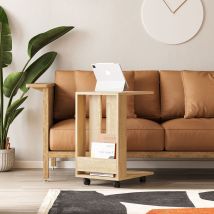 Decortie – Modern Side End Table – Multipurpose Coffee Table or TV Stand – 45 x 37 x 60 cm – High-Quality Engineered Wood