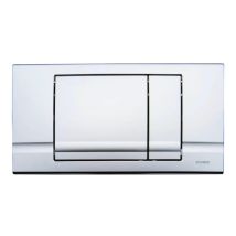 Panel De Control Schwab Riva Duo Cromado Mate De Dos Toques