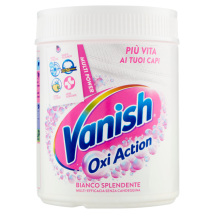 Vanish Oxi Action Polvere Crystal White Smacchiatore Sbiancante Bianco Splendente 500 G