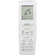 Mando A Distancia Gree Yap1f Para Aire Acondicionado – Función De Calefacción Y Refrigeración – Funciona Con 2 Pilas Aa – Compatible Con Gree