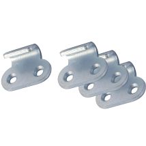 Autobest – Set di 4 ganci per teloni in acciaio – 4 pezzi