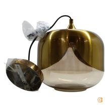 B-Ware Kare Golden Goblet Hängeleuchte Hängeleuchte E27 Led Pendelleuchte ø 25 Cm Lampe