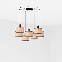 Faro Mambo - Cluster Pendelleuchte Schwarz, E27