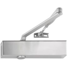 Eco Schulte - Türschließer Ts 20, En 2/3/5 Mit Gestänge Mit Feststellung, Silber Ral 9006