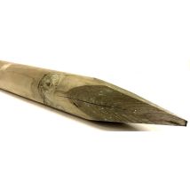 Pali In Legno Impregnato Con Punta 10 Pezzi Diametro 8 Cm Lunghezza 150 Cm Per Recinzioni Giardino - Esterni Da Vivere