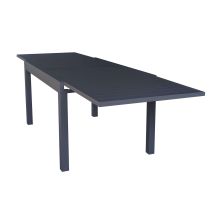 Ausziehbarer Tisch "sardegna" Aus Aluminium-lamellen Für Garten Und Veranda -groß / Anthrazit