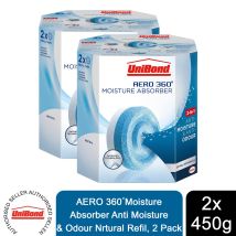 Unibond - 2633442 Aero 360 Moisture Absorber Refills (pack 2) Uni1807921