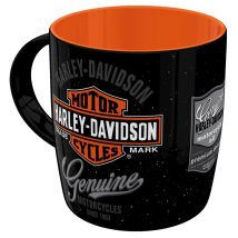 Mug Noir Harley-davidson Genuine Motorcycles 340 Ml