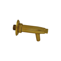 Fer - Robinet De Distribution A' Bouton Poussoir En Laiton Pour Fontaines Raccord 1/2' Mobilier De Jardin