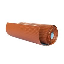 Wandanschlussband 3d, Kaminanschlussband, Selbstklebend, Länge 5m, Aus Aluminium Mit Butyl Klebstoff, Dachabdichtung - Ziegelrot, Breite 29cm - 