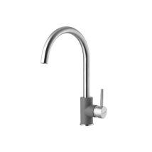 Alveus Elza - Miscelatore Da Lavello, Steel 1129029
