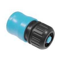 Conector Rápido Para Conectar Una Manguera De Jardín De 1/2” Con Función De Cierre.