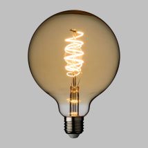 Ampoule Spirale E27 Vintage Globe Ø 125 Blanc Chaud 4w