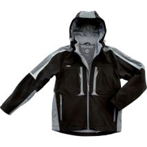 Chaqueta Softshell Proaktiv, Talla M, Negro/gris