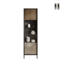Montefioredesign - Vitrina 1 Puerta Sin Iluminación H203 Cm - Everest