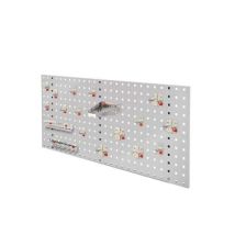 Kappes rasterplan By Abax Einsteigerset 6 1x Lochplatte 1000x450mm 1x Werkzeughaltersortiment 18-teilig Lichtgrau Ral 7035