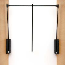 Servetto - Perchero Abatible 2004 Color Negro Ext.perchero 600-1000 Mm