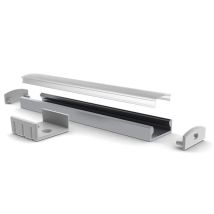 Slimline Wide - 8 Mm - Profilo Led In Alluminio Anodizzato Argento - 2 M