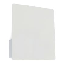 Aplique de pared Baltic E27 42W Blanco – Acero – Alto 24 cm – Ancho 21 cm – Largo 13,6 cm