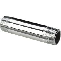 Viega Langnippel, R 3/4, L 120 Rotguss Oder Siliziumbronze, Verchromt Modell 3530, 447632