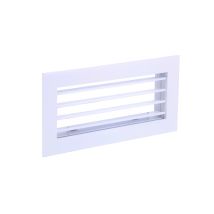 Agfri - Rejilla Aluminio Simple Deflexión Horizontal Aire Acondicionado Medidas Rejillas: 200x150