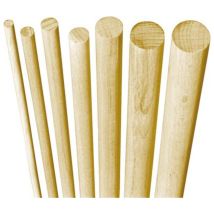 Buchenrundstab 4 mm – 1000 mm – Buche, luft- und kammergetrocknet