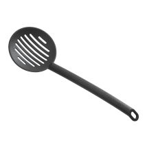 Espumadera de nylon negra – Soporta hasta 210°C – Mango ergonómico – Ideal para utensilios delicados