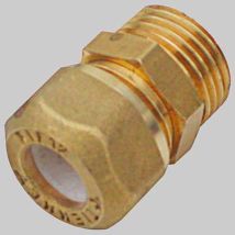 Raccordo Diritto Maschio Con Ogiva P.t.e.f. - 18 X 1/2 - 3/4 X 1/2