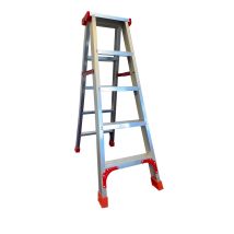 Higher - Leiter - Haushaltsleiter - Stehleiter - Beidseitig - 2x 5 Stufen