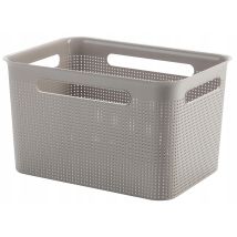 Rotho Brisen Cesta De Ropa Cappuccino 16 Litros