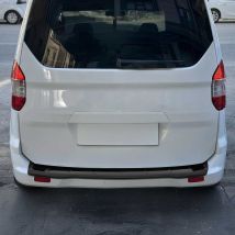 Omac Protection Seuil Coffre Pare-chocs Arrière Compatible Avec Pour Ford Transit Tourneo Courier 2014-2023 Abs Noir