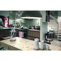 Contitech - D-c-table Tischdecke Manhattan Ristretto 150 Cm Rund, Creme Tischdecke