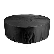 Mumu - Round Garden Cover Protective Cover Round Garden Table Cover For Garden Table Waterproof And Windproof 210d Oxford Round Garden Table 120x75cm