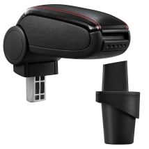 Pro.tec Reposabrazos Central Para Vw Touran (a Partir De 2003), Vw Caddy (tercera Generación, 2k, A Partir De 2003) - Apoyabrazos Con Compartimento - 