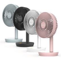 Ventilatore Da Tavolo Usb Windpure Desk W300 Con 4 Vel, Testa Pieghevole, Batteria Al Litio Fino A 50 Min. Ventilatore Da Scrivania Silenzioso (30 Db)