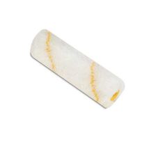 Pennelli Cinghiale - Rullino Tessuto Cordonato Bianco Riga Gialla Serie 201 - Cm.10