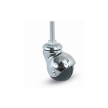24 X Ruota Mobile D 30 Mm Gomma A Cuffia 165/b Per 8max30