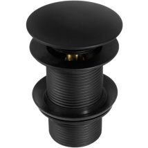 Pop-up Drain Valve, No Overflow, Matt Black, W/h/d 6.8/7.5/4.2 Cm