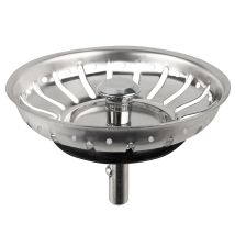 Edelstahl-Grillstopfen 84x45mm – Abdeckungen für Spülbecken – Hochwertiger Korbdeckel – Einfache Installation