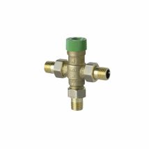Mitigeur Thermostatique Ss Raccord Fileté 3/4'' Av Clapets Ar Intégrés - Honeywell Home : Tm50-1/2erv