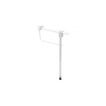 Maniglia a leva per maniglione – Alluminio epossidico bianco – Ø 30 mm – 4881