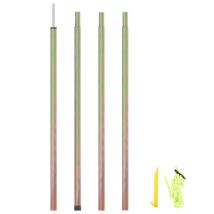 Mât De Fixation De Parasol Pour Voile D'Ombrage 200 Cm Acier Galvanisé -10986