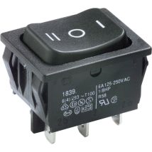 1839.1507 Interruttore A Bilanciere 1839.1507 250 V/ac 6 A 2 X On / Off / On Ip40 Permanente / 0 / Permanente - Marquardt