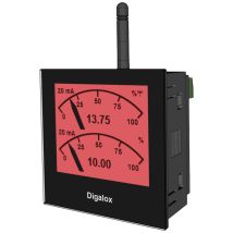 DPM72-MPPA-XBEE Messgerät – Analogsignal 0/4 bis 20 mA DC – Mehrfachanzeige mit RGB-Hintergrundbeleuchtung – Aufzeichnungszeitraum 36 Sekunden bis 14 