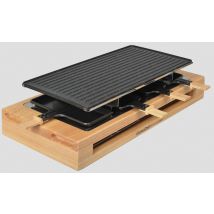 Kitchenchef - Raclette Maschine 8 Personen 1500w + Grill - Kitchen Chef - Kcwood8maxi
