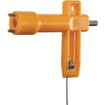 Lampenschlüssel für WEMAS Warn- und Bakenleuchten – Gelb – 66mm, 87mm, 19mm, 30g